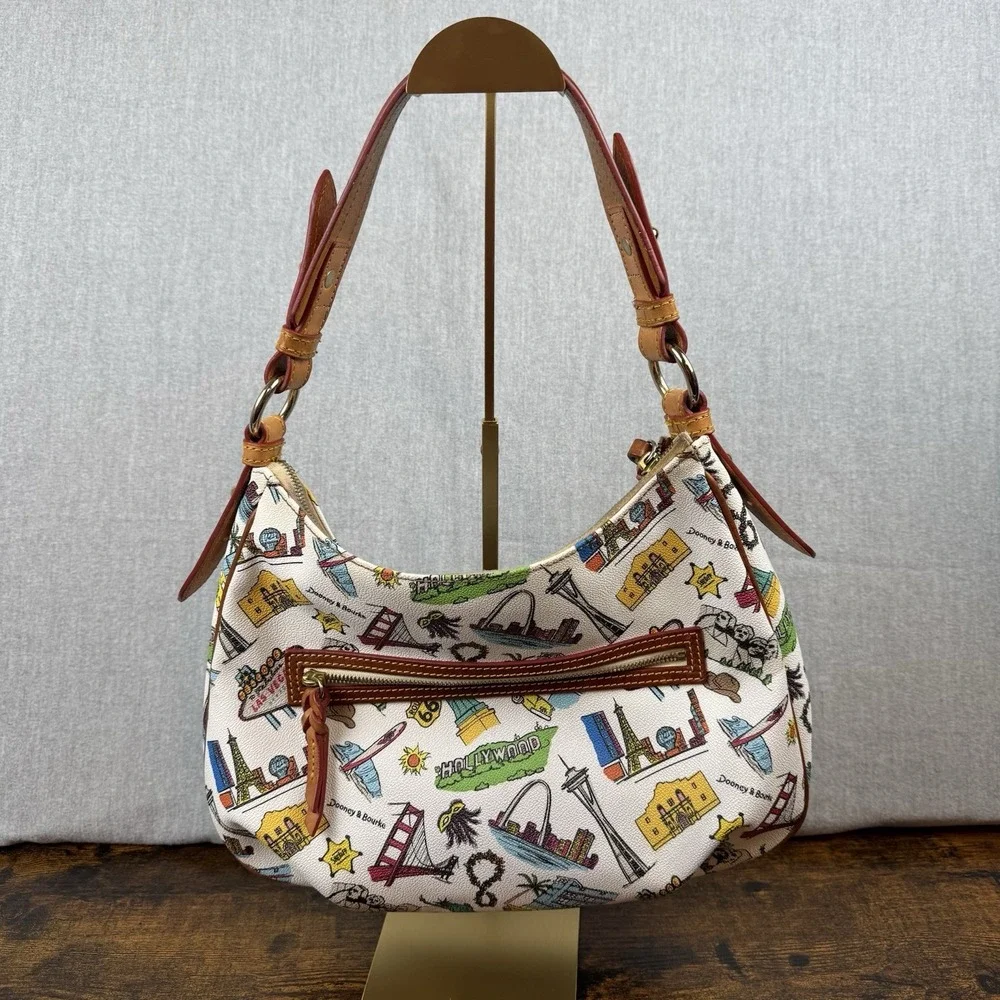 Dooney & Bourke East West Collins Hobo Handbag Americana Hollywood‎ Travel